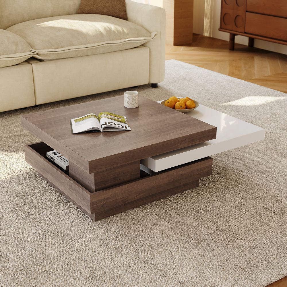 Andre Coffee Table- Rotating Square