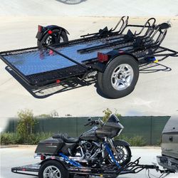 Motorcycle trailer - Folds for storage - 2000lb Capacity