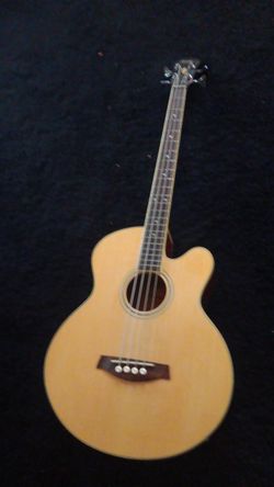 Acoustic/electric Bass Guitar