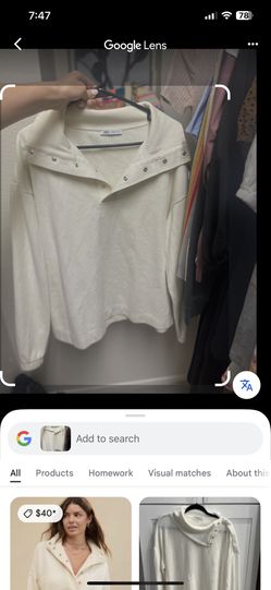 Zara Oversized Button Collar Shirt Sweatshirt 