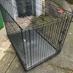 Dog Crate With Divider Panel