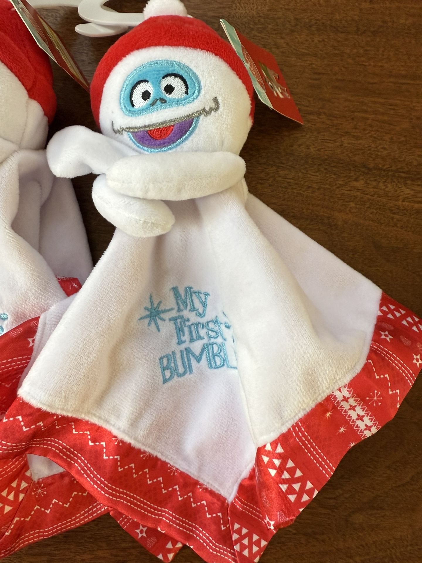 My First Bumble Baby Rattle/Snuggle Blanket