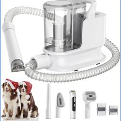 Pet Grooming Kit & PetGrooming Vacuum, 12Kpa Suction Pet Vacuum Grooming Kit 