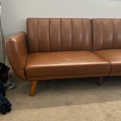Leather Recliner Sofa
