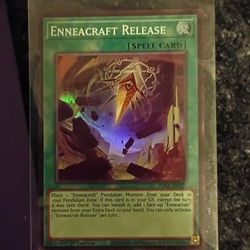 Yugioh! Ultra Rare |Edition Enneacraft Release Holo Spell Card