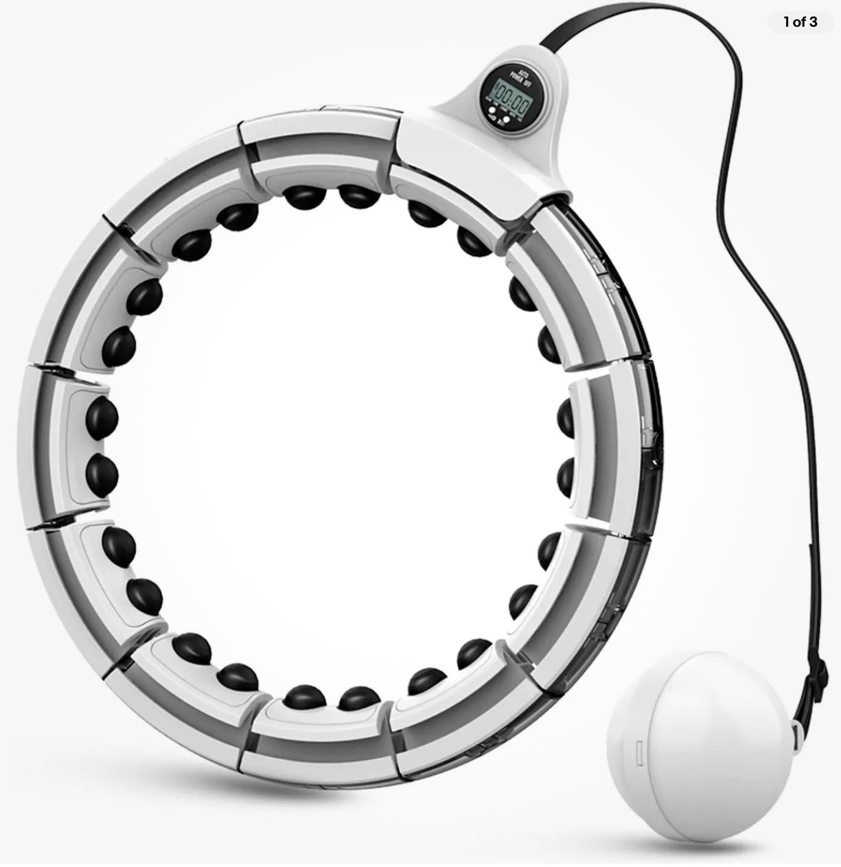 Marino Smart Electronic Hoola Hoop Ab And Hip Work-out Fitness Fun! 30min=800cal