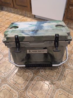 20qt "$HIGH SOCIETY" FISHING COOLER