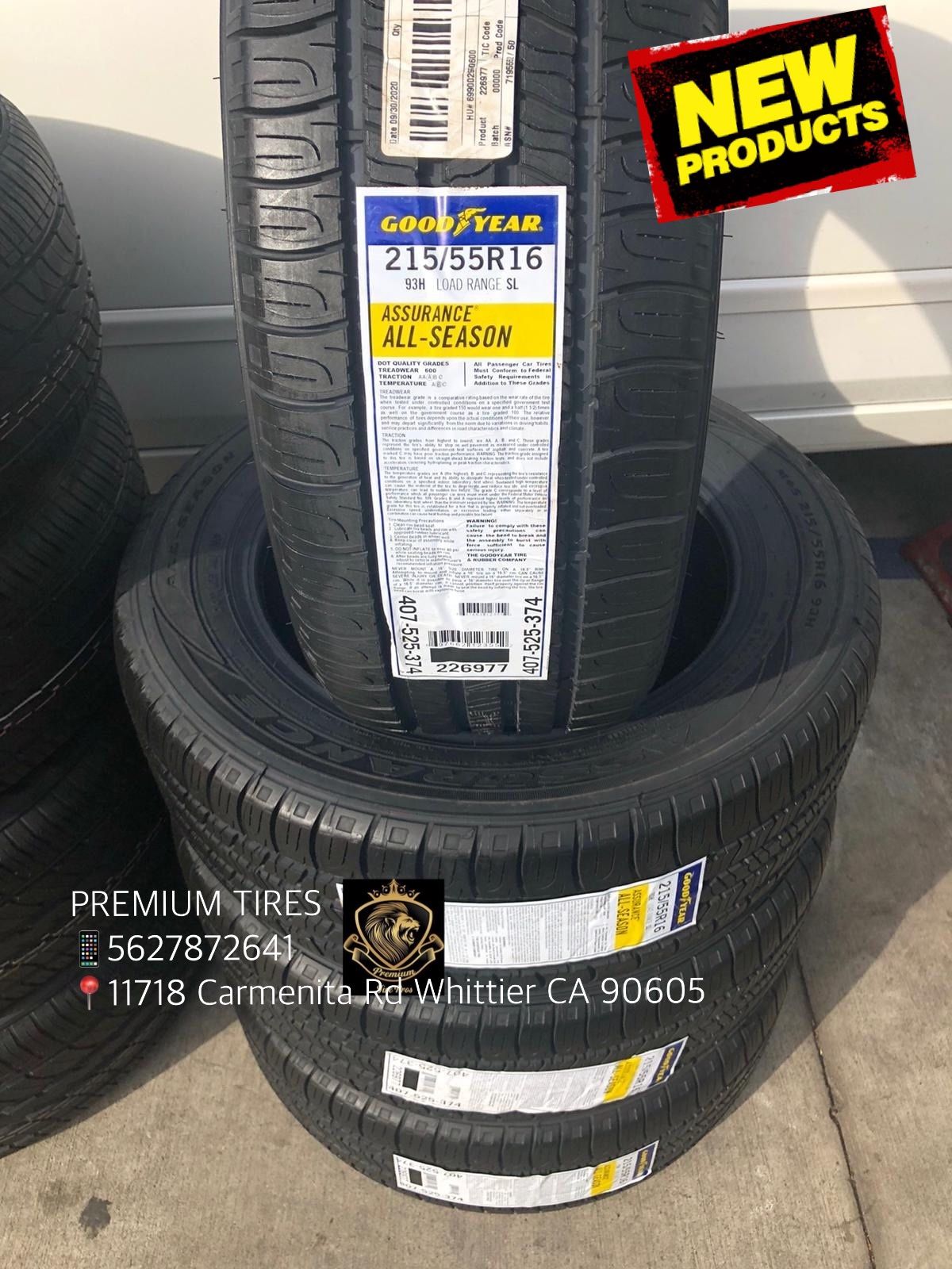 215/55/16 GOODYEAR Assurance All Season