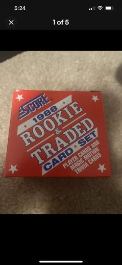 1988 Score Rookie And Traded Set