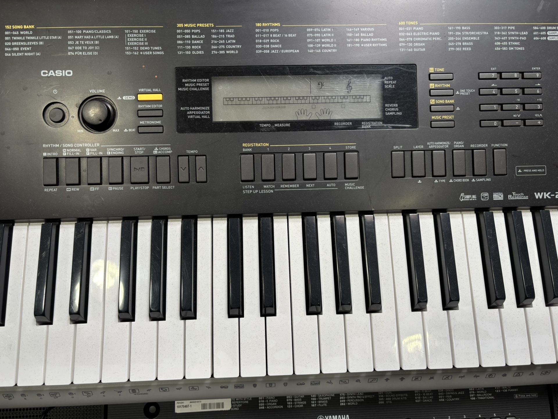 Casio WK-240 Keyboard Musical Instrument Piano With Cord
