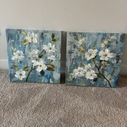 Pictures- Floral On Canvas
