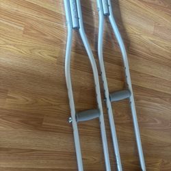 Medline Crutches. Used Once. Like New. 