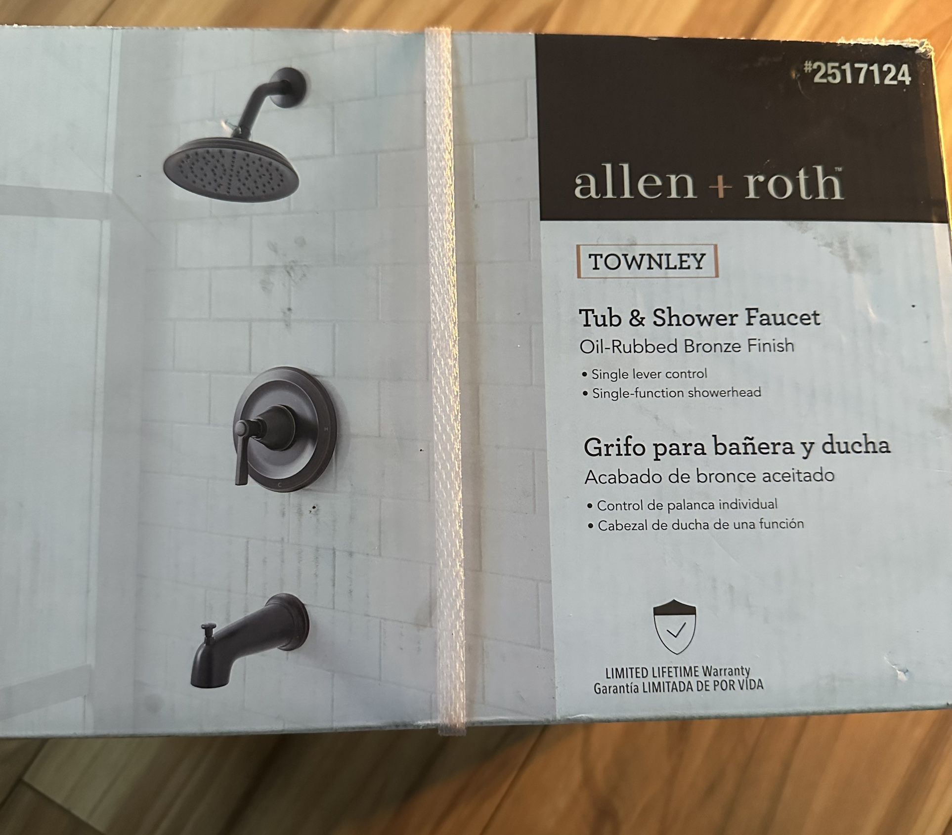 Allen Roth Townley Tub & Shower Faucet Bronze Oil Rubbed (contact info removed)