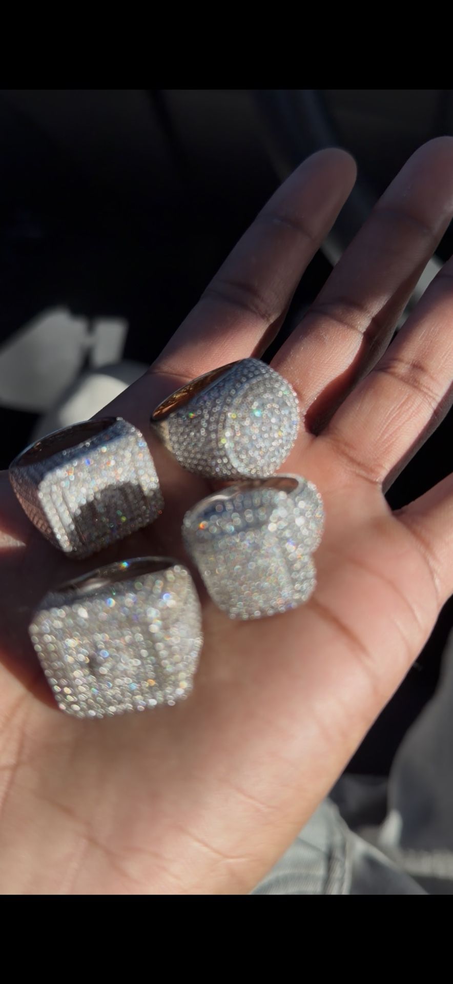 Moissanite Diamond Rings 