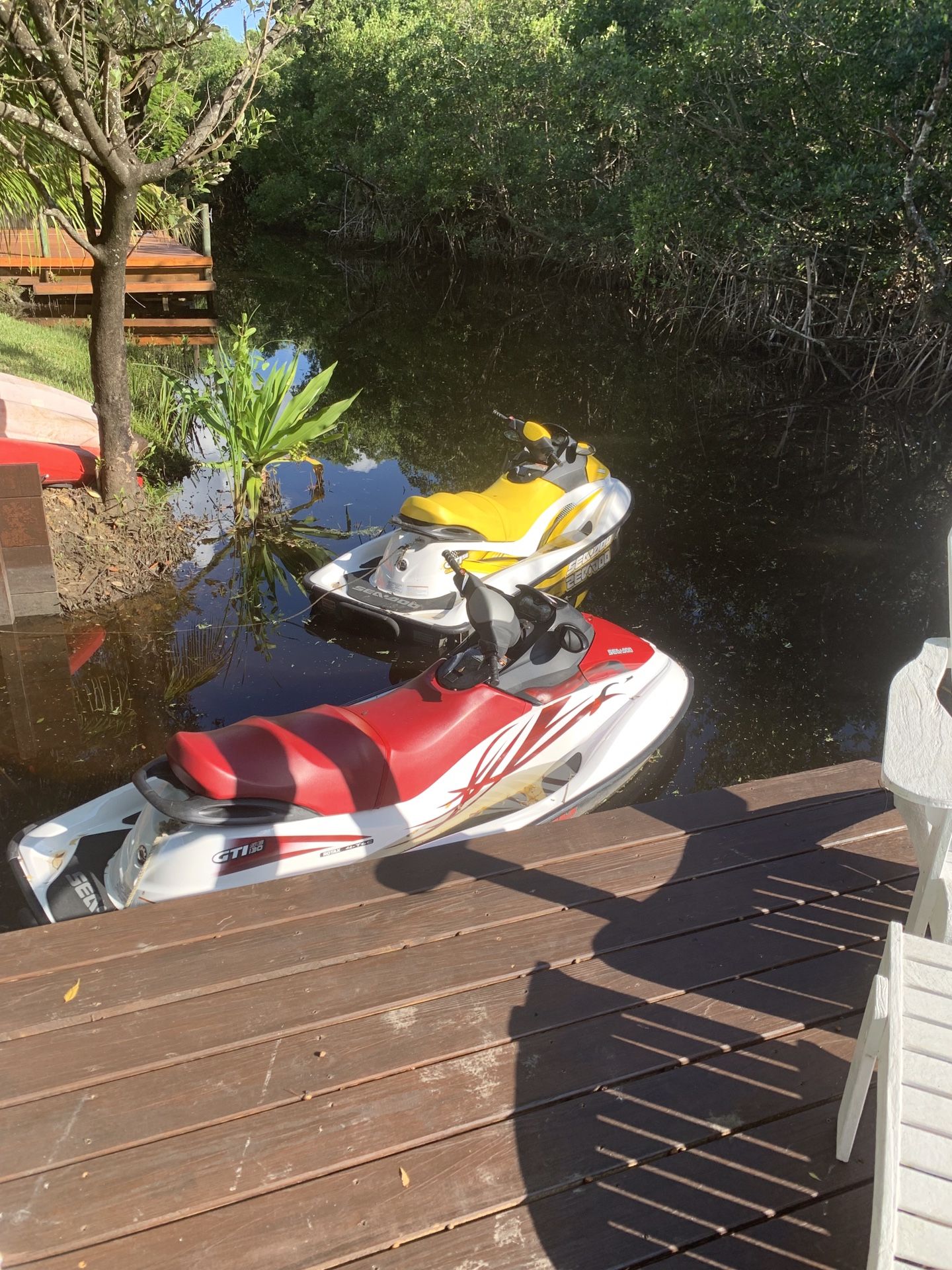 2007=2008 Seadoo GTI GTX Jet skis With Trailor Low Hrs 175 Covers Ready To Ride Will Trade For Truck Van Su 