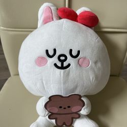 Line Friends A Day Of Mini Friends Cony Plush 14.5in