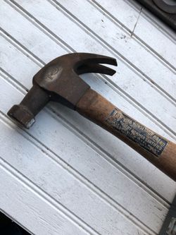 Vintage Atha horseshoe brand hammer