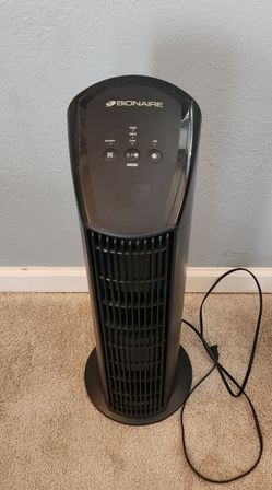 Bionaire tower fan ionizer uv
