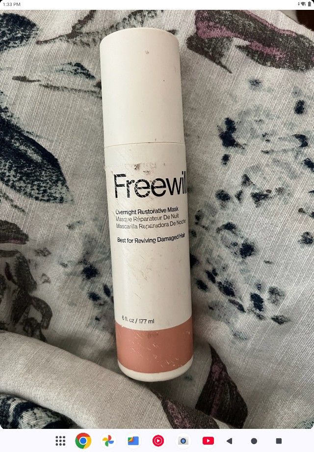 Freewill Restorative Mask Like New $10