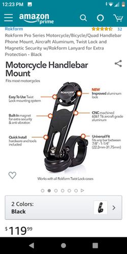 Rockform motorcycle handlebar