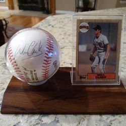 Will Clark JSA Authenticated Signed Baseball!