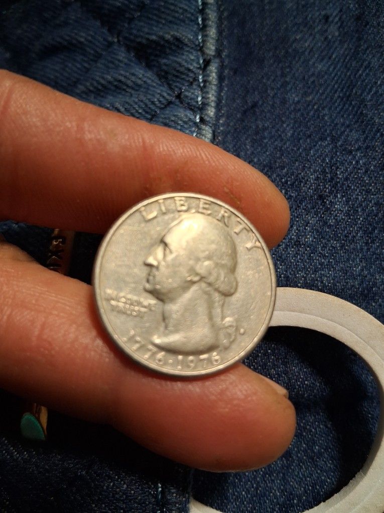 Bicentennial 1(contact info removed) D Error Doble Die Quarter