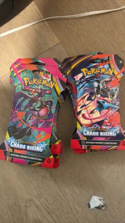Chaos rising sleeved booster packs
