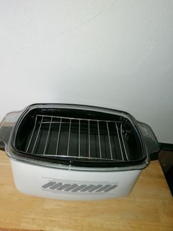 10 inch deep pot with tray and strainer