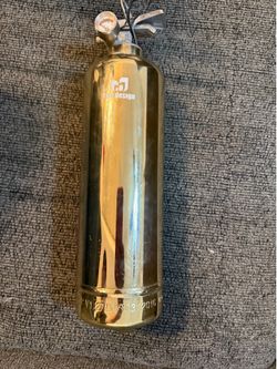 Gold (maybe ) plated fire extinguisher