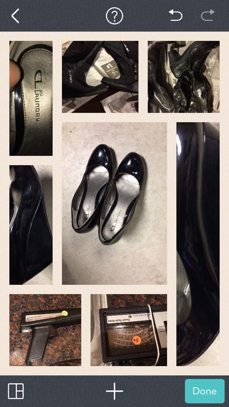 Gun glue , black high heals ,mini oven, heigh heals boot