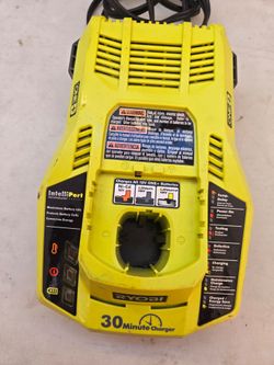 Genuine Ryobi 18V ONE+ IntelliPort Fast 30-Minute Battery Charger P117 - Tested