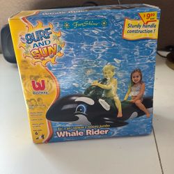 Jumbo 80x40 Whale Rider Well Made Rubber For Pool Party 