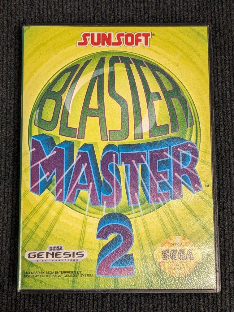 Blaster Master 2 Sega Genesis CIB Includes Case and Manual Rare!