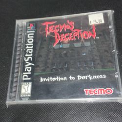  Tecmo's Deception: Invitation to Darkness - Sony PlayStation 1 PS1 Game