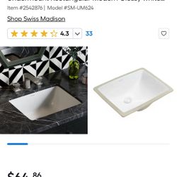 Undermount Bathroom Sink 