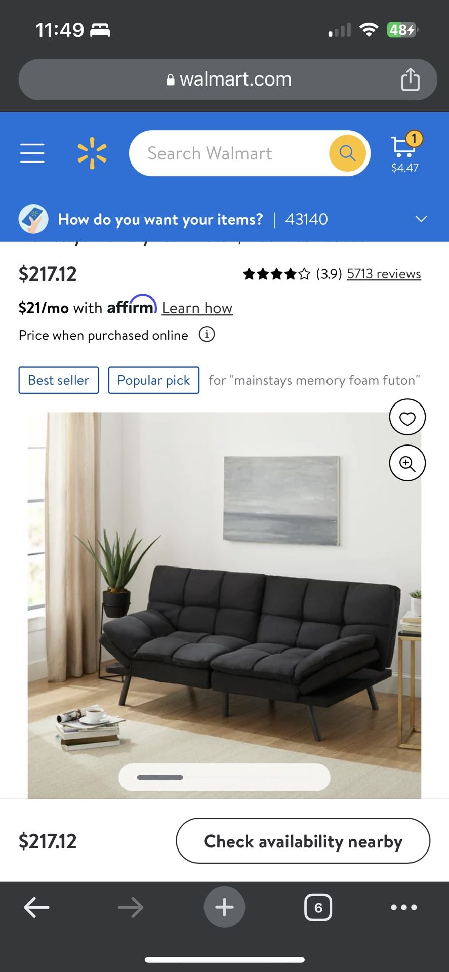 Futon for Sale