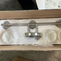 Progress Lighting Replay 3 Light 22" Wide Bathroom Vanity Light with Etched Glass Shades