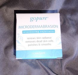 1.7 oz jar of goPure Microdermabrasion Resurfacing Exfoliator *** retails for $40 ***