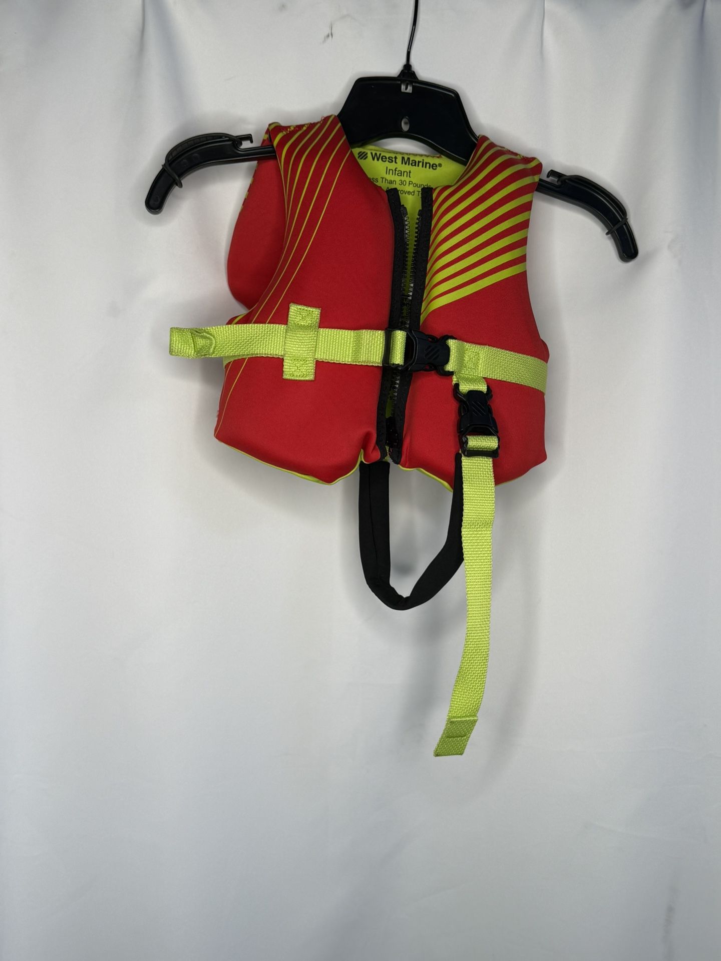 WEST MARINE Boating Vest Life Jacket USCG Approved Child Size 30-50 Lbs EUC