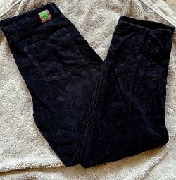 Empyre Corduroy Wide Leg Pants - Black - Size 12 