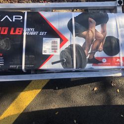 Cap 100lb Vinyl Weight Set