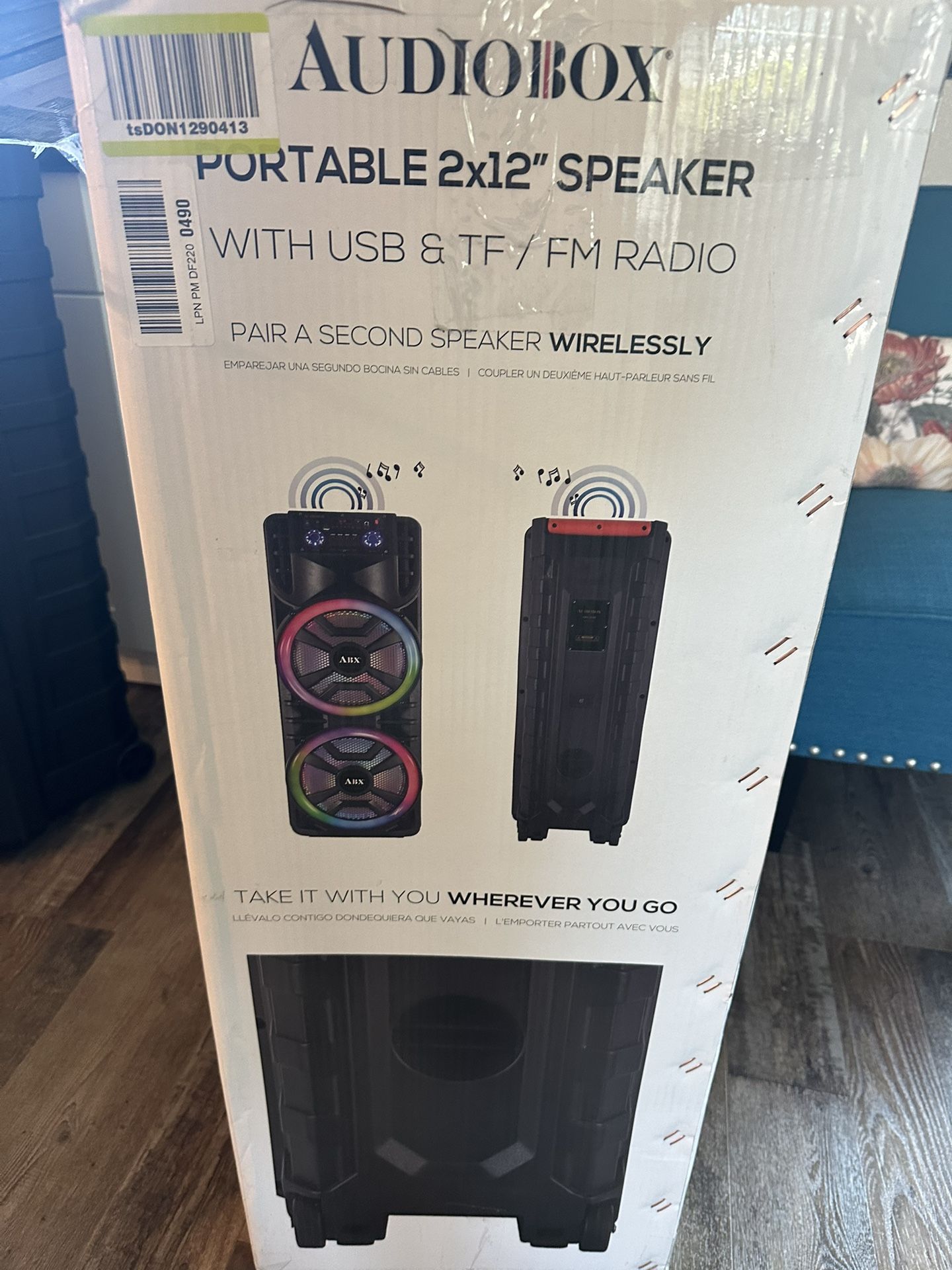Large Bluetooth Speaker.