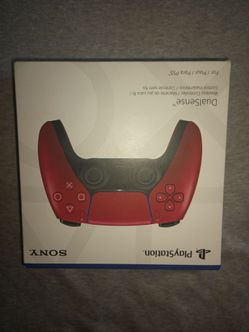 Red dual Sense controller ps5