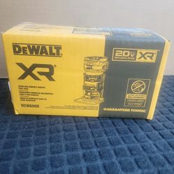 DEWALT 20V XR 1/4-IN VARIABLE SPEED BRUSHLESS FIXED CORDLESS ROUTER ( TOOL ONLY ) HERRAMIENTA SOLAMENTE 