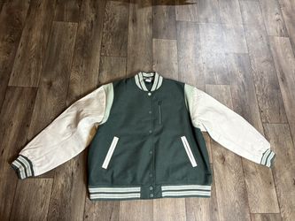 Nike Sportswear Classic Destroyer Oversized Fit Jacket FN3672-338 Women’s Size L