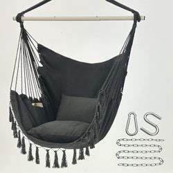 Y- Stop Hammock Chair Hanging Rope Swing 
