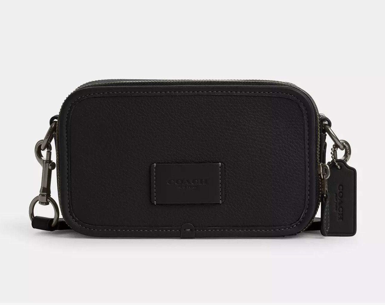 Coach Black Leather Shoulder Bag