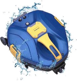 Cordless Robotic Pool Cleaner,Automatic Rechargeable Pool Robot Vacuum with Max 120 Mins Working Time,for Above/In-Ground Swimming Pools Up to 753 Sq