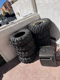 Can am X3 beadlock rims and extra tires
