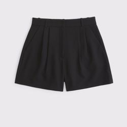 Abercrombie & Fitch Curve Love Sloan Tailored Shorts White Size 31 White